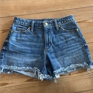 Universal Thread Distressed Medium Blue Denim Cutoff Shorts